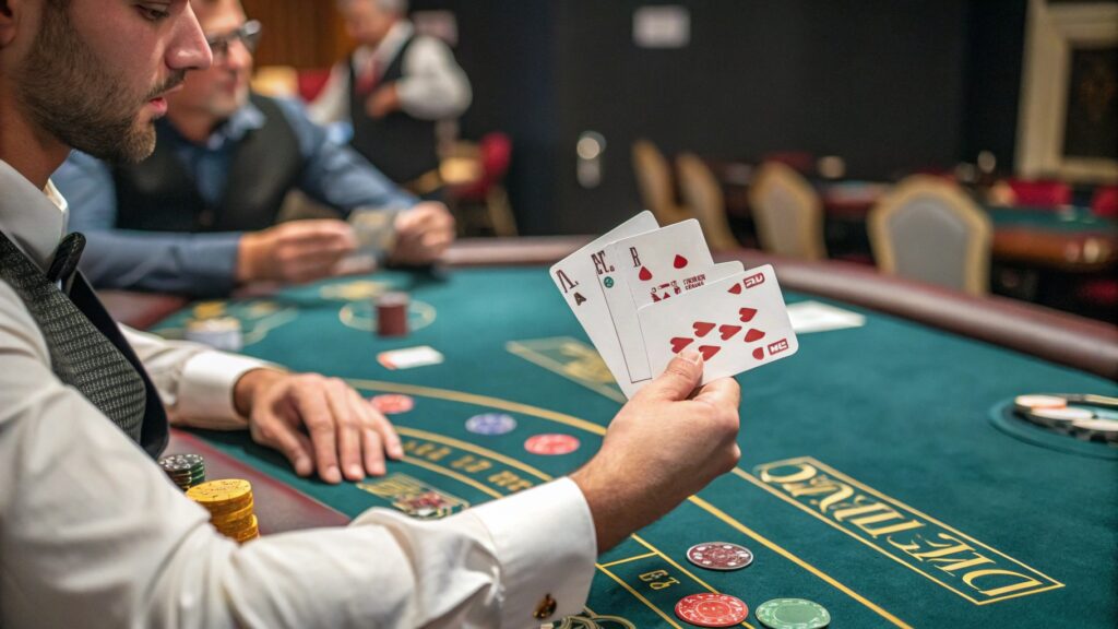 brelan au poker