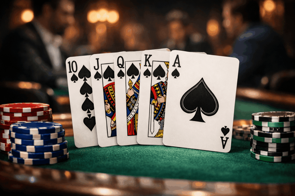quinte flush au poker