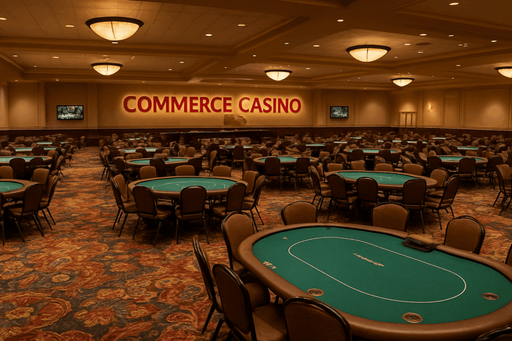 salle de poker Commerce Casino