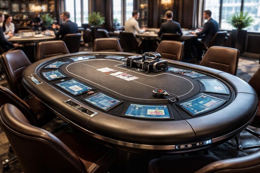découvrez les dernières innovations technologiques intégrées dans les salles de poker du commerce casino à commerce, aux usa, pour une expérience de jeu améliorée et immersive.