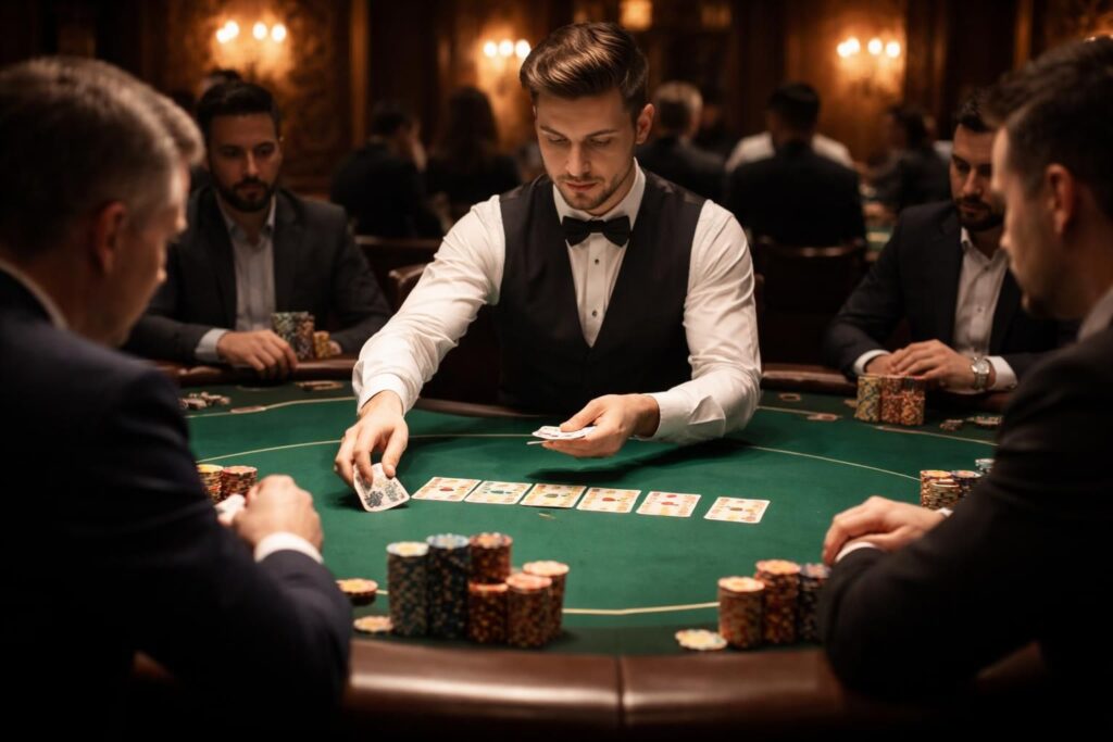 découvrez les règles officielles pour maîtriser l'art de distribuer au poker et organiser une partie professionnelle avec expertise et précision.