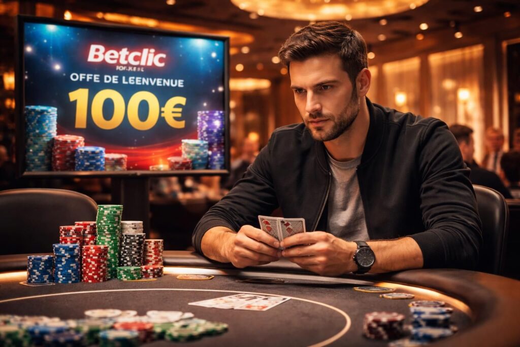 découvrez l'offre de bienvenue betclic poker et apprenez à bien lancer votre carrière de joueur professionnel avec nos conseils et stratégies.